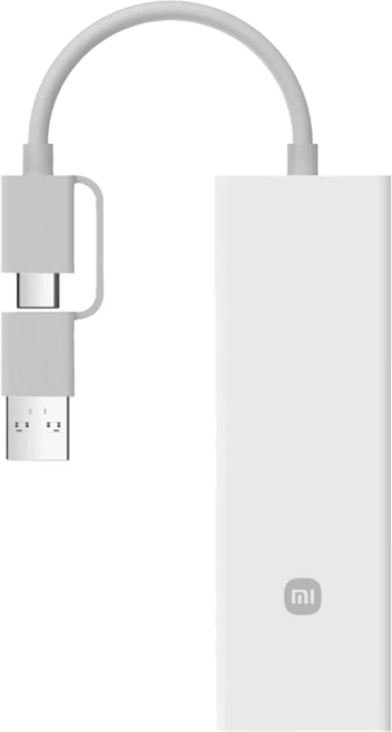 Xiaomi 小米 4合1雙頭分線器, 白色, 1個