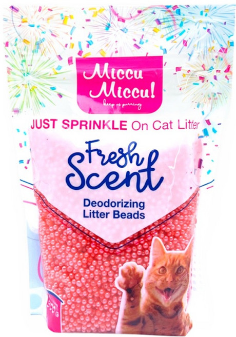 미큐 프레쉬씬 디오더라이징 고양이 화장실 오더컨트롤 비즈, 300g, 1개, 체리