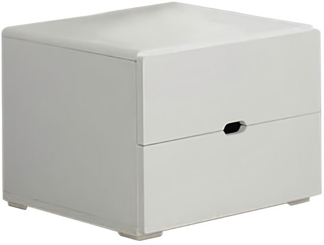 JD FURNITURE Romi 抽屜式床頭櫃 400 x 320 x 305mm 2層, 1個, 白色