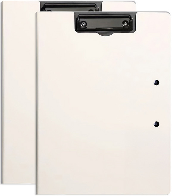 모던앳 A4 양방향 커버형 클립보드, 밀크베이지, 2개