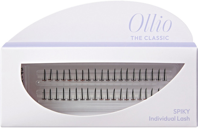 Ollio 더클래식 가닥 속눈썹 스파이키 8mm, 1개, 블랙(무향)