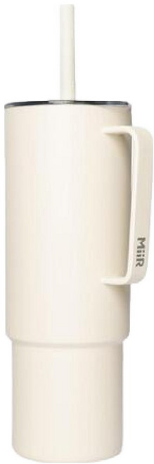 MiiR 올데이 스트로우 컵, 샌드스톤화이트, 1개