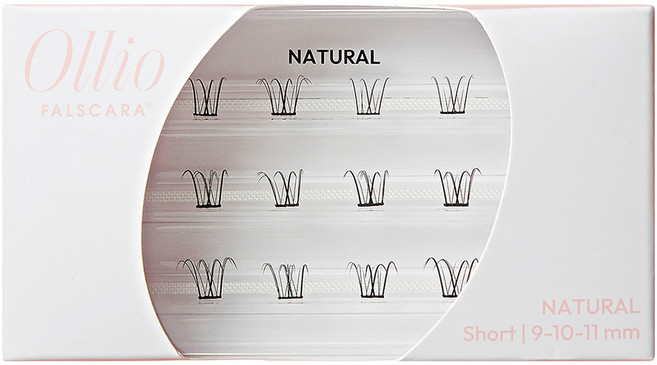 Ollio 펄스카라 속눈썹 내추럴 Short, 1개, 블랙 / 무향