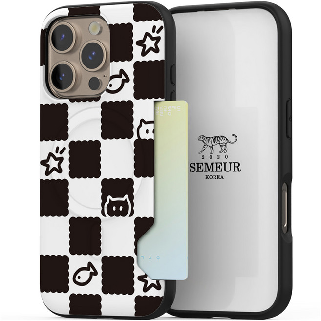 SEMEUR Biscuit Animal MagSafe 卡片收納手機殼
