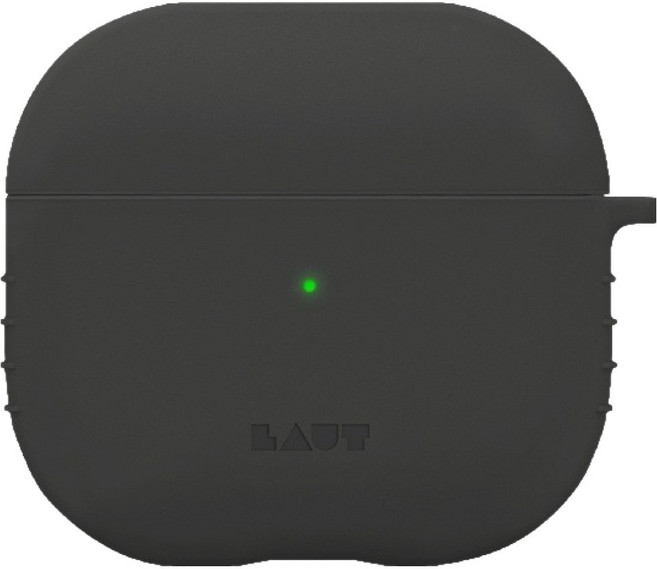 LAUT 萊德 矽膠防塵保護殼 AirPods 4適用, 單一商品, 黑色, 1個