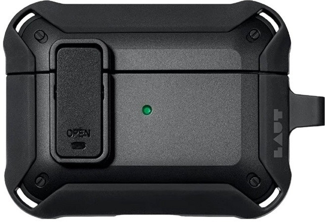 LAUT 萊德 耐衝擊硬式保護殼 AirPods Pro 2適用, 黑色, 1個, 單一商品