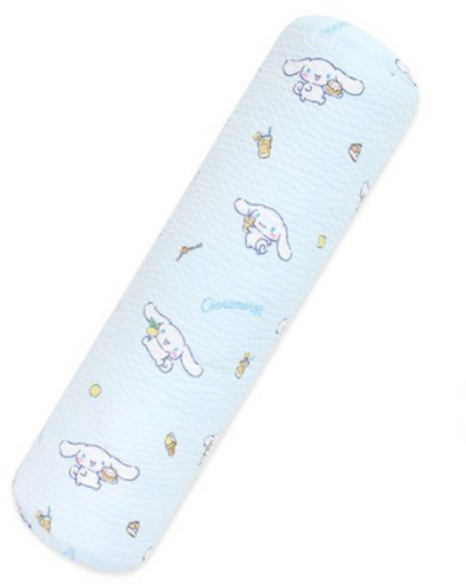 Sanrio 三麗鷗 竹節棉圓形長條抱枕, 淺藍色