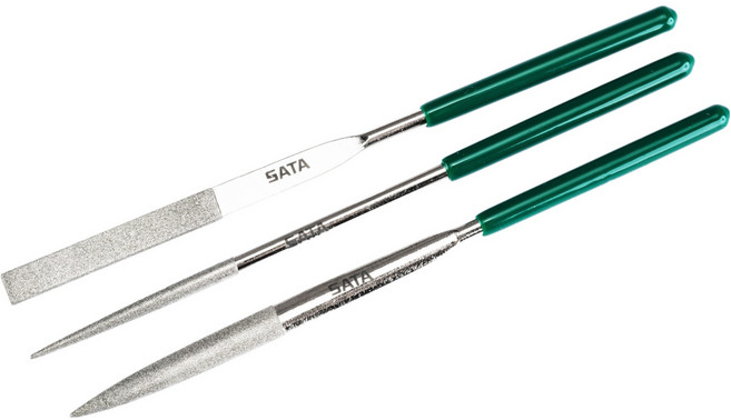 사타 다이아몬드줄 3종 세트 4 x 160 mm 03870, 1세트