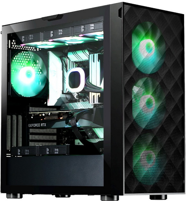 주연테크 2025 익스트림 라이젠5 라이젠 9000 시리즈 지포스 RTX 5070, 블랙, 16GB, 512GB, WIN11 Home, D796X57W-B