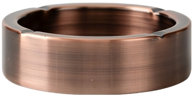 로프트마켓 스텐 깔끔 심플 재떨이 12cm, 브론즈, 1개