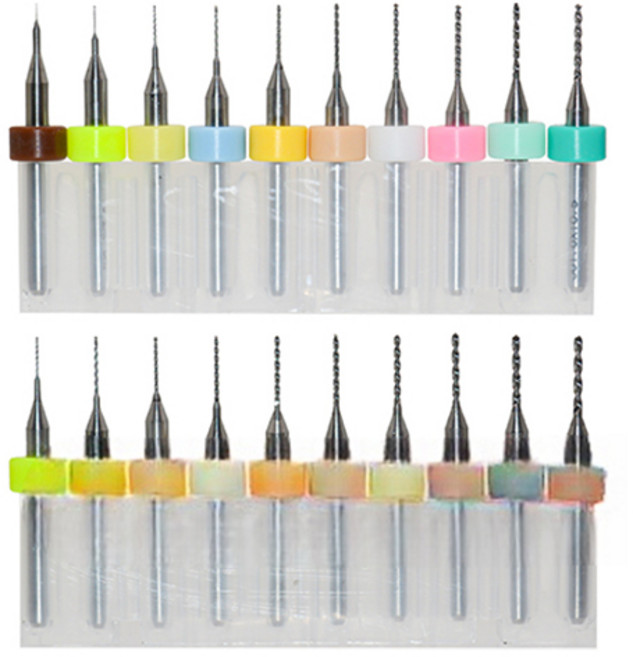 OON PCB 카바이트 소형 드릴비트 세트 0.3~1.2mm + 0.1~1mm, 1세트