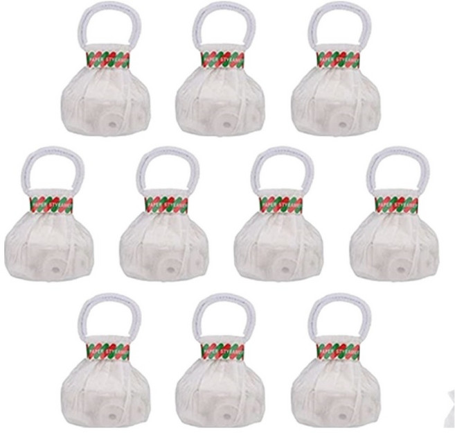 코히모 안전한 파티 줄폭죽 5W0382, 10개, 화이트