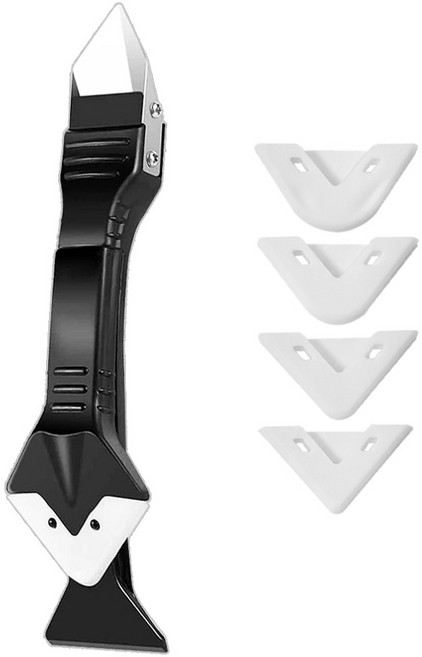 베이루 실리콘 제거기 스크래퍼 헤라 + 마감 패드 4p 세트, 1세트