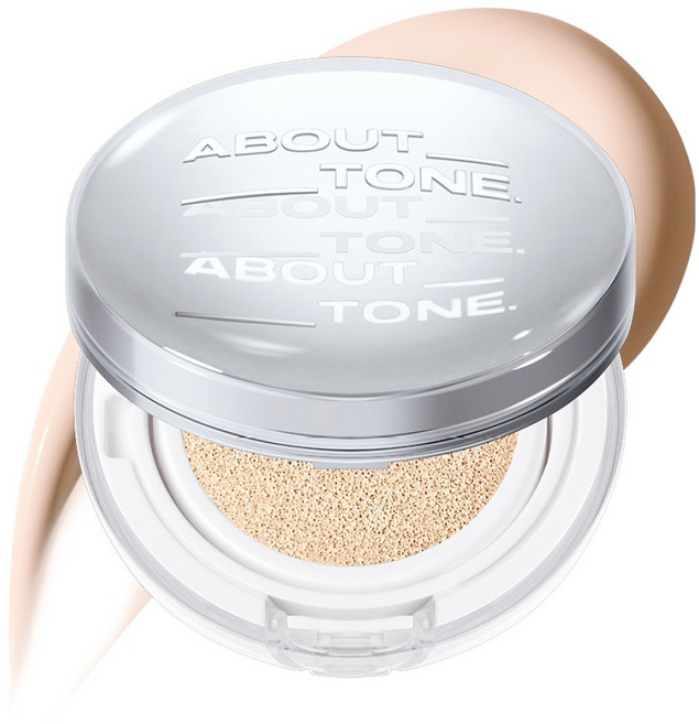 어바웃톤 스킨 레이어 핏 쿠션 파운데이션 13g, 21쿨라이트, 1개
