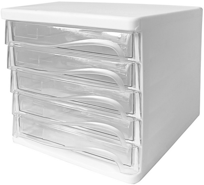 uncle kim 水晶文件櫃 5層, 白色