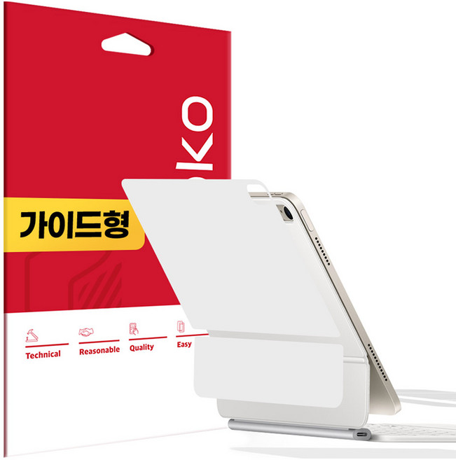스코코 매직키보드 스킨 외부보호필름 세트, 무광 투명, 1세트