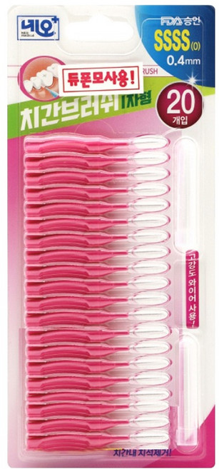 네오메디칼 고탄력 듀폰모 I자형 치간칫솔 SSSS, 1개