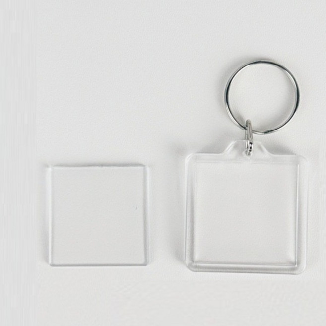 투명 아크릴 액자 사진넣는 키링 10p