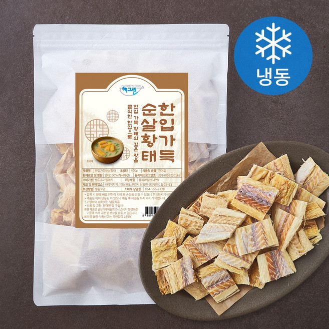 한입가득 순살황태 (냉동), 1개, 400g