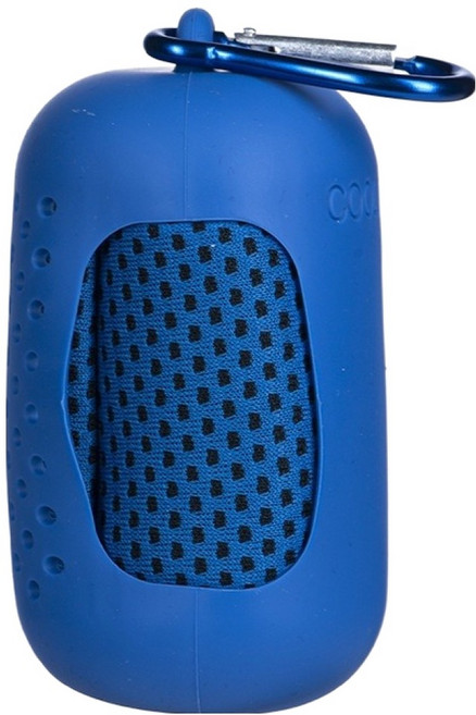 위시잇 휴대용 미니 스포츠 아이스타올 30x90cm, 사파이어블루, 1개