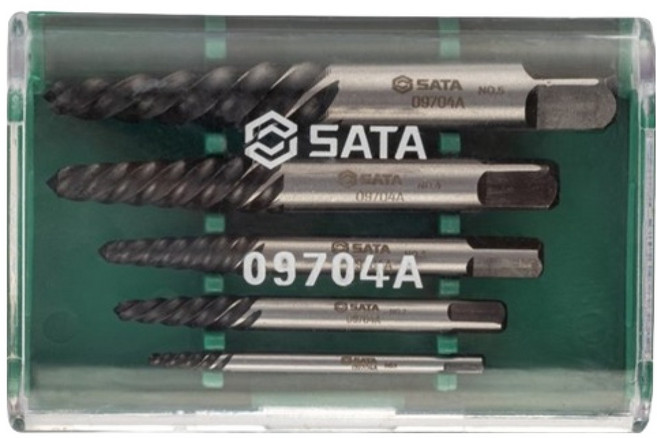 사타 반대탭 굵은 나사산 5종 세트 09704A, 1세트