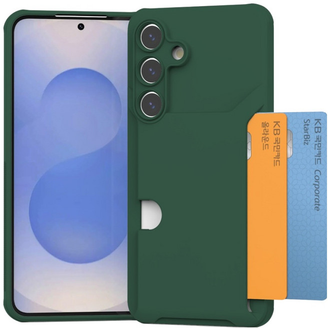 에센스웨어 비브란트 컬러 슬라이드 카드수납 휴대폰 케이스