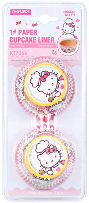 쉐프메이드 헬로키티 머핀 유산지컵 100p, 핑크, 1개