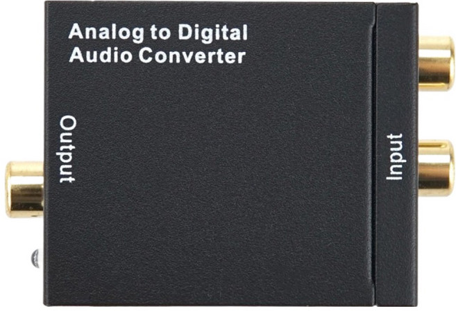 YTEK ADC 오디오광 아날로그 to 디지털 광오디오 출력지원 컨버터, YT-ADC1A, 1개