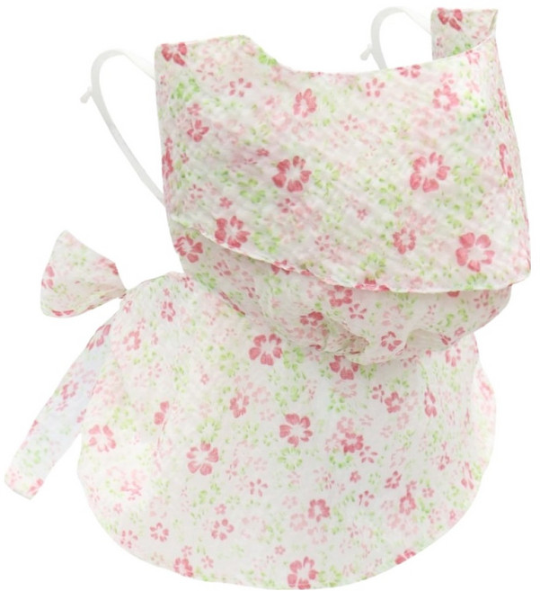 인콘트로 아사 자외선 차단 올커버 스포츠 골프 마스크, 블룸 분홍색, 1개