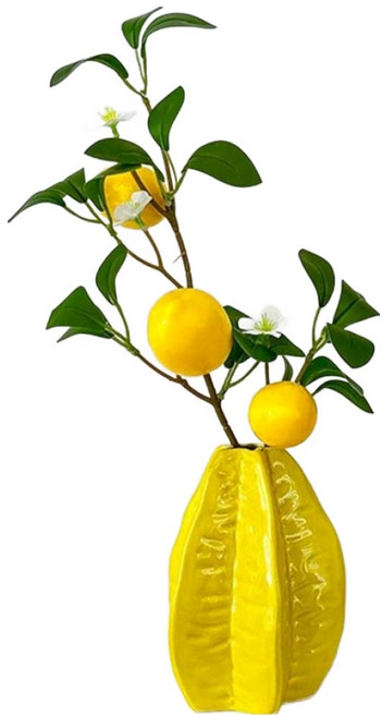 Floral M 花藝 仿真花禮 盛夏西西里島檸檬樹, 1組, 黃色