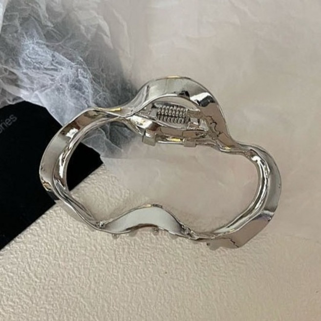 수스다 라운드 메탈 집게핀 올림머리 헤어핀 머리핀