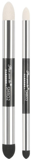 Panwenbo 찰필 2종 세트 5W0309 스펀지 + 펠트 헤드 실버, 1세트