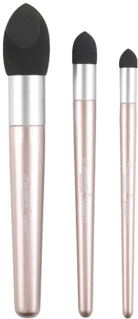 Panwenbo 찰필 3종 세트 스펀지 헤드 핑크 5W0309, 1세트