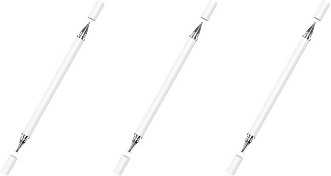 글로어스 태블릿 터치펜슬 박스포장, 화이트, 3개