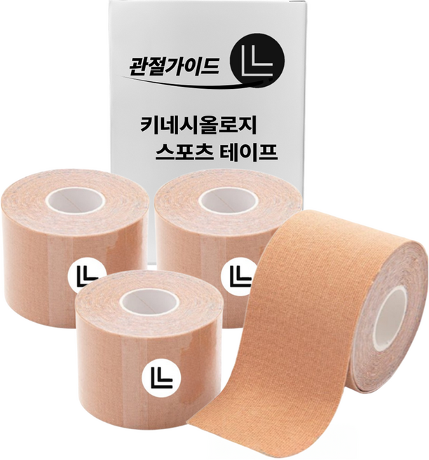 관절가이드 스포츠 근육 테이프 키네시올로지, 4개