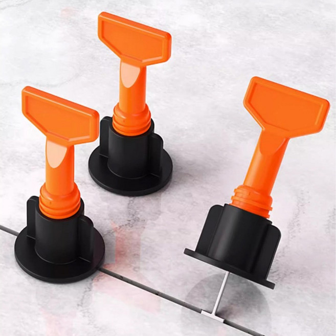 베이루 타일 평탄 원형 돌돌이 클립, 50개