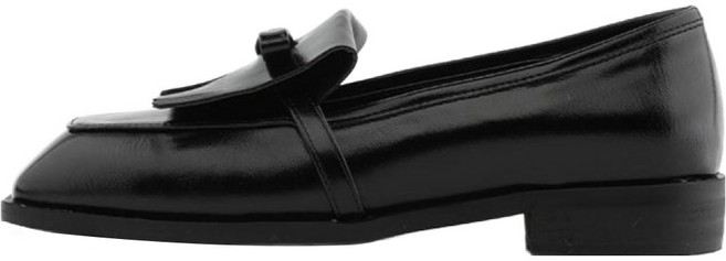 Freefla 女款方頭蝴蝶結流蘇點綴樂福鞋 ljh045-7