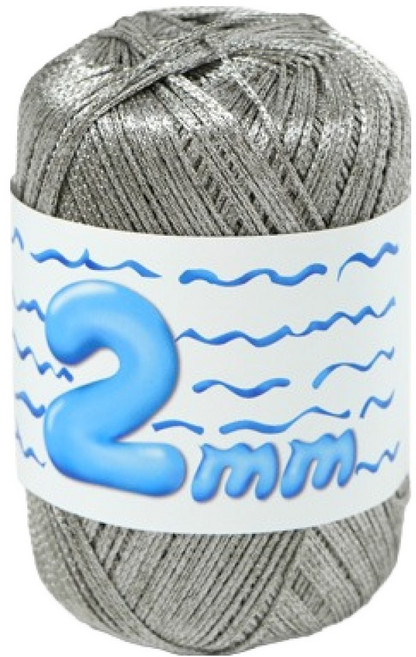 앵콜스 뜨개실 2mm, 103 메탈 앤틱실버, 1개