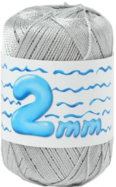 앵콜스 뜨개실 2mm, 101 메탈 화이트실버, 1개 - 쿠팡
