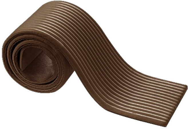 올리웰 충돌방지 쿠션 범퍼 스펀지 벽 스티커, 다크브라운, 1개