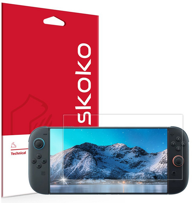 스코코 닌텐도 스위치2 지문방지 AR 액정보호필름 1매입, NDG00080005, 1개