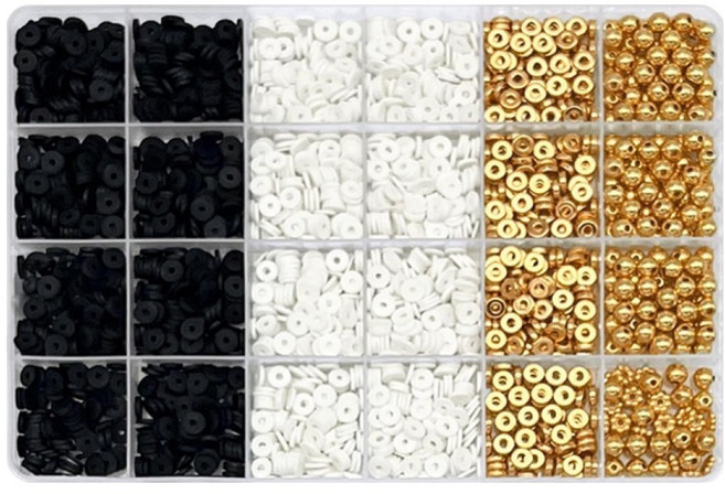 코히모 DIY 비즈 팔찌 스트랩 악세사리 만들기 세트 5W0392, 혼합색상, 1세트