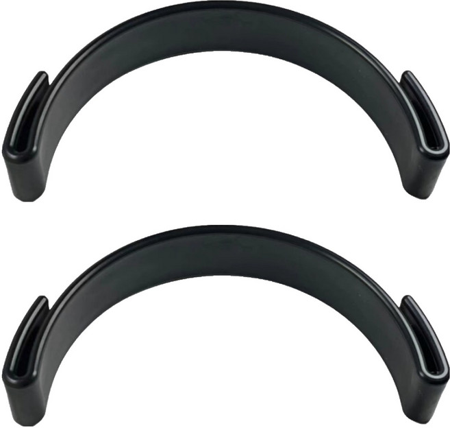 쏠라프 모자 브림 벤더 챙 고정 보관 각잡기 틀, 블랙, 2개