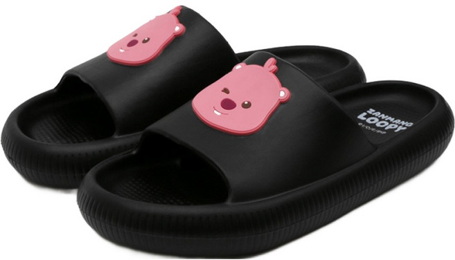 NASSAU 여성용 잔망루피 윙크 슬리퍼