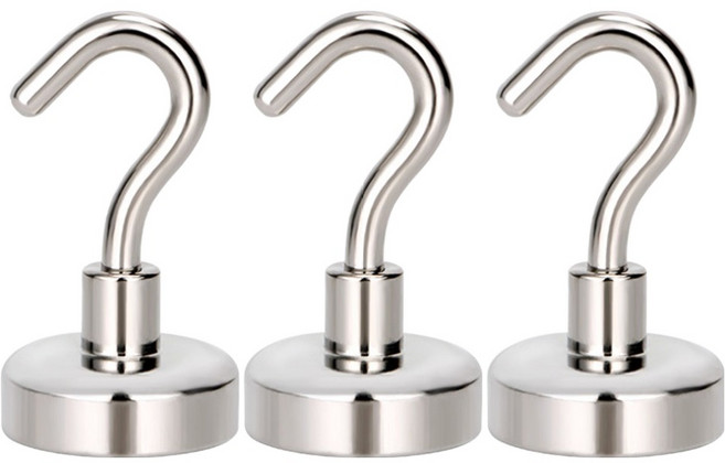 라라공방 네오디움 초강력 고리자석 후크 32mm, 3개