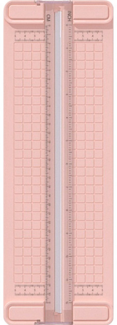 루시마켓 4in1 심플 종이 재단기 365 x 123 mm, 핑크, A4