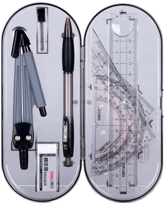 썸즈마인 모던 컴퍼스 8종 세트 실버, 1세트