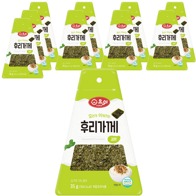 요쉬 후리가께 김맛, 35g, 10개