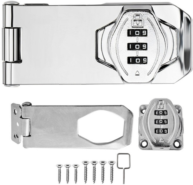 베이루 일자형 도어락 자물쇠 B형, 1개