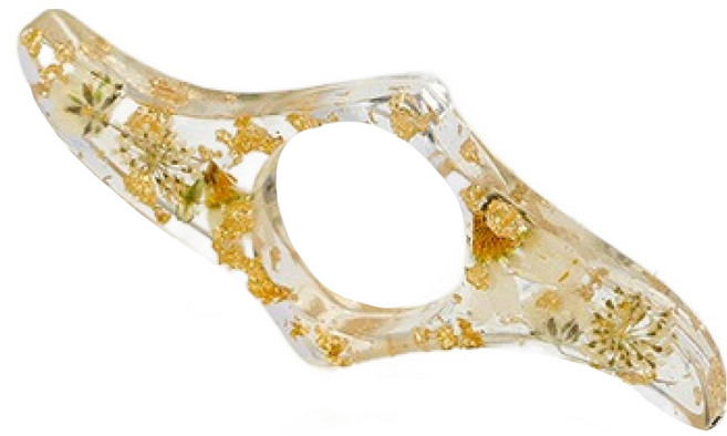 그리뉴얼 투명 엄지 책 손잡이 독서링, 2, 1개